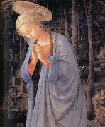 Details of The Adoration of the Infant Jesus, Fra Filippo Lippi